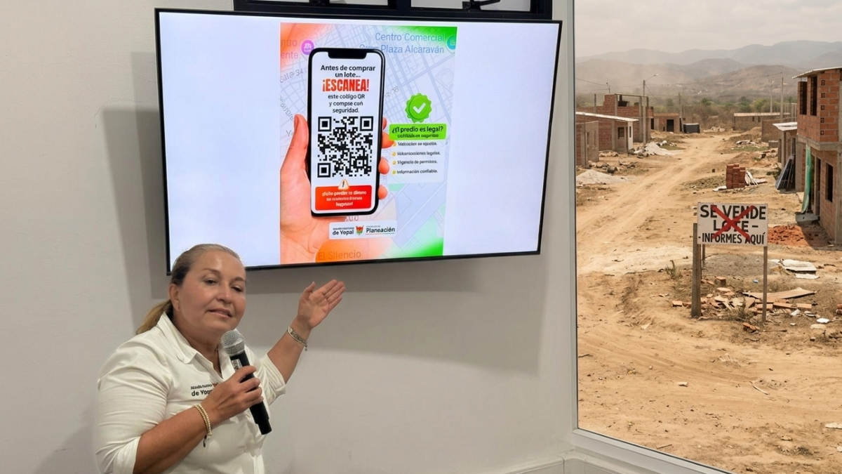 Código QR para verificar urbanizaciones ilegales en Yopal