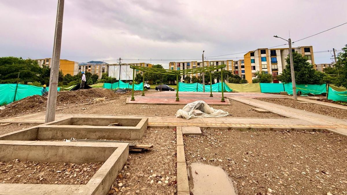 Obras de infraestructura y espacio público en la Comuna VI de Yopal financiadas con recursos nacionales.