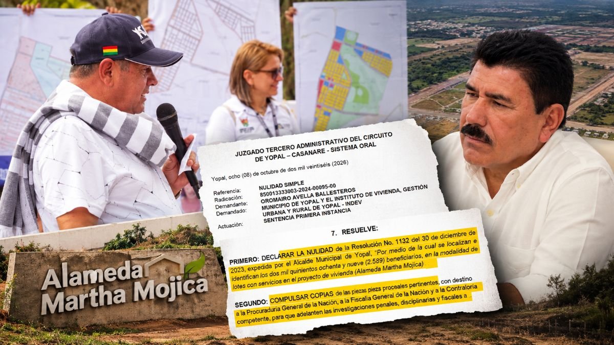 Fallo judicial sobre el proyecto de vivienda Alameda Martha Mojica en Yopal